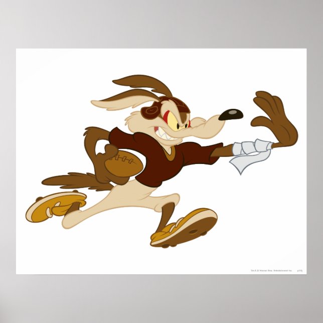 Póster WILE E. COYOTE™ Futebol (Frente)