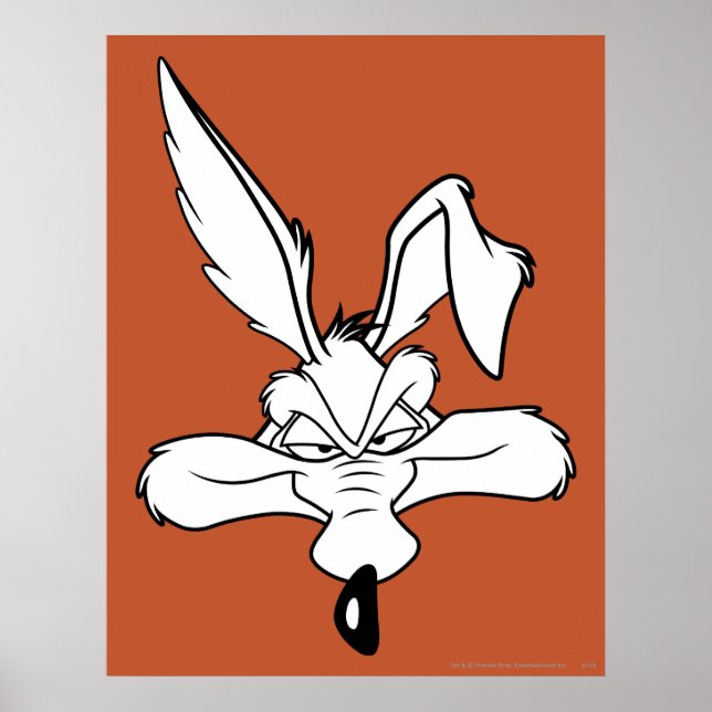 Poster Wile E. Coyote Happy Head Shot (Frente)