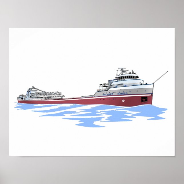 Poster Wilfred Sykes Cleveland Cliff (Frente)