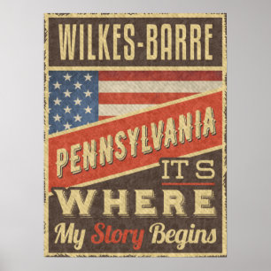 Poster Wilkes-Barre Pennsylvania