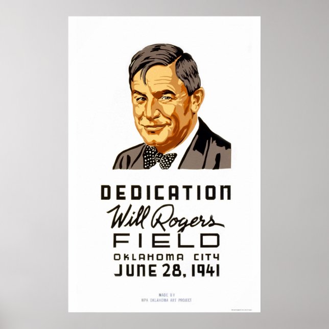 Póster Will Rogers Field 1941 WPA (Frente)
