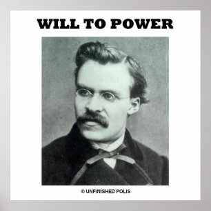 Póster Will To Power (Friedrich Nietzsche)
