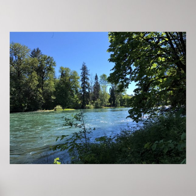 Poster Willamette River, OR (Frente)