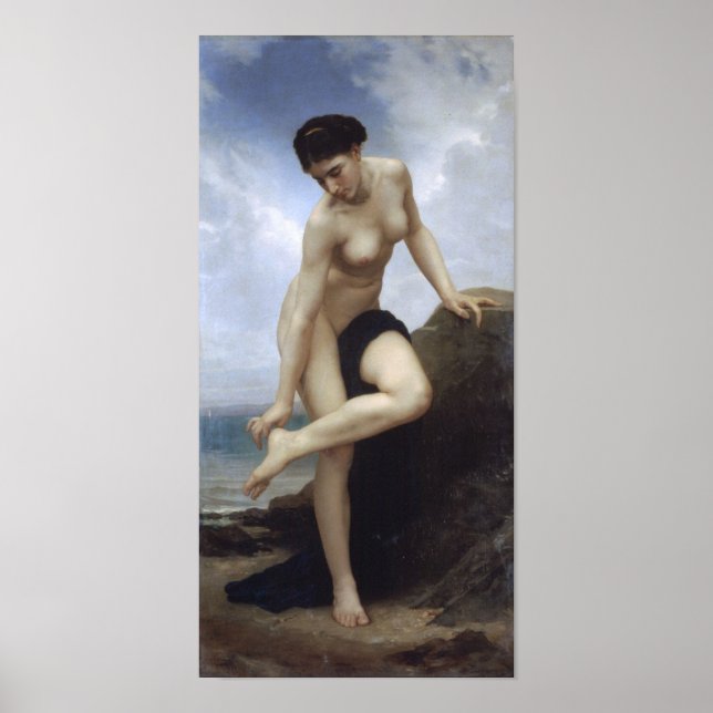 Poster William-Adolphe Bouguereau-After the Bath (Frente)