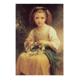 Póster William-Adolphe Bouguereau Child Travando uma Coro