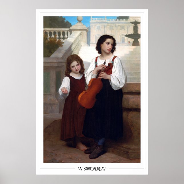 Poster William-Adolphe Bouguereau Zedign Cartaz de Arte # (Frente)