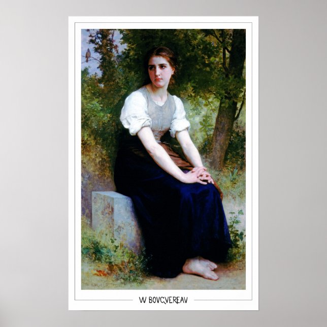 Poster William-Adolphe Bouguereau Zedign Cartaz de Arte # (Frente)