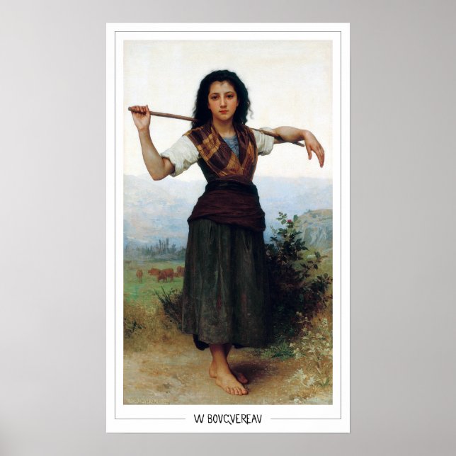 Poster William-Adolphe Bouguereau Zedign Cartaz de Arte # (Frente)