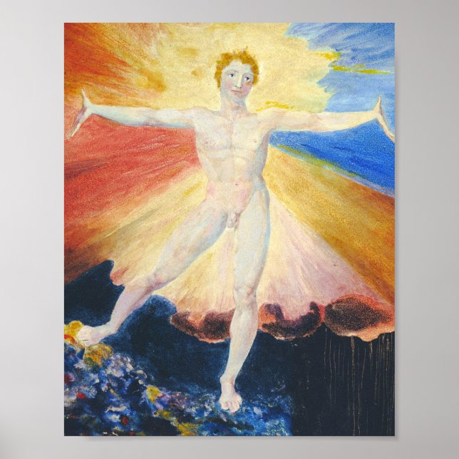 Poster William Blake - Albion Rosa (Frente)