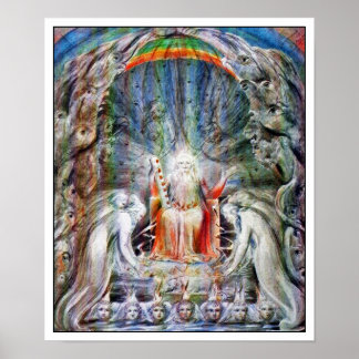 Poster William Blake: Anciãos Castando suas Coroas....
