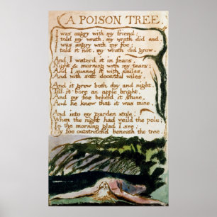 Poster William Blake uma árvore do veneno