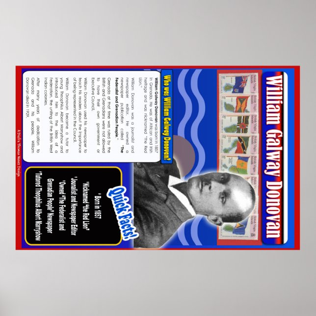 Poster William Galway Donovan Biografia (Frente)