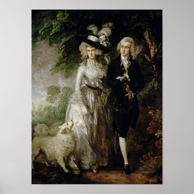 Póster William Hallett, c.1785 (Frente)
