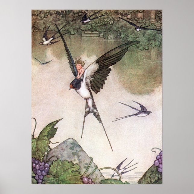 Póster William Heath Robinson - Tommelise (Frente)