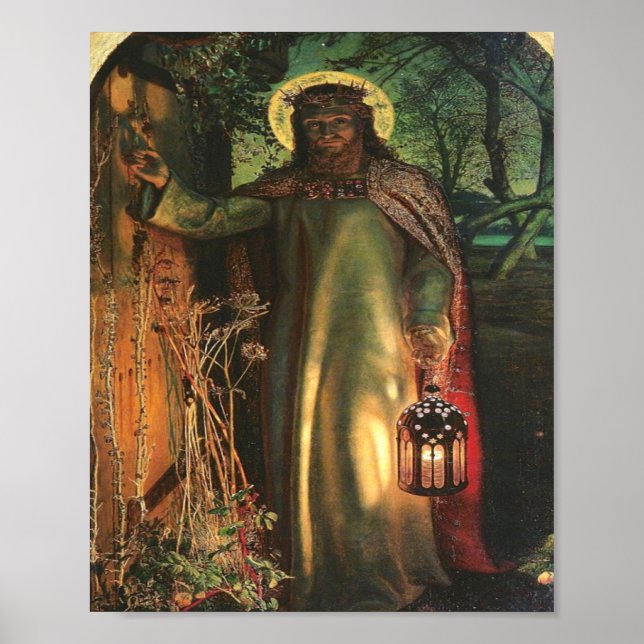 Poster William Holman Caça A Luz Do Mundo (Frente)