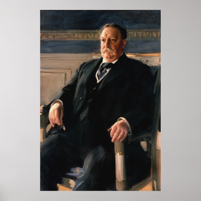 Poster WILLIAM HOWARD TAFT Retrait por Anders L. Zorn (Frente)
