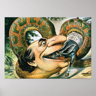 Poster William Jennings Bryan, o Cobra