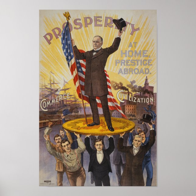 Poster William McKinley Campaign (Frente)