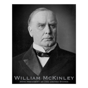 Póster William McKinley, Tariff King, 25 presidente EUA