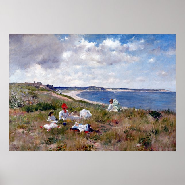 Poster William Merritt Chase Idle Hours (Frente)