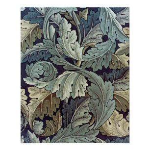 Póster William Morris Acanthus Wallpaper Folhas