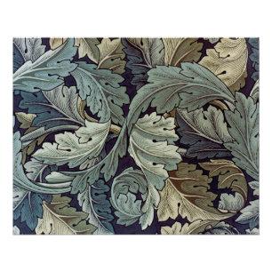 Póster William Morris Acanthus Wallpaper Folhas