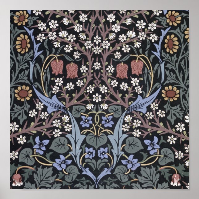 Poster William Morris - Blackthorn (Frente)
