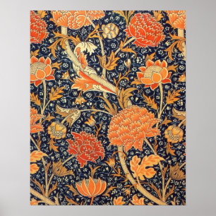 Póster William Morris Cray Floral Art Nouveau Pattern
