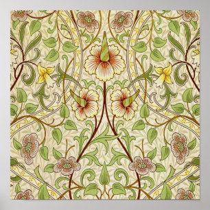 Poster William Morris Daffodil Classic Flower