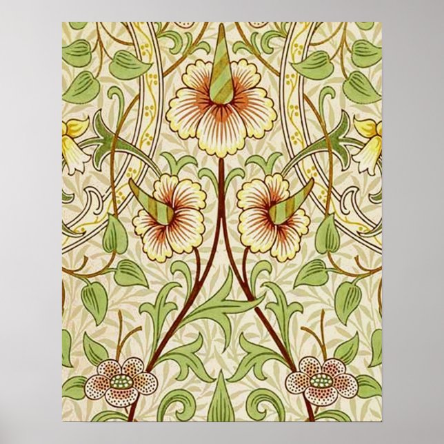 Poster William Morris Daffodil Classic Flower (Frente)