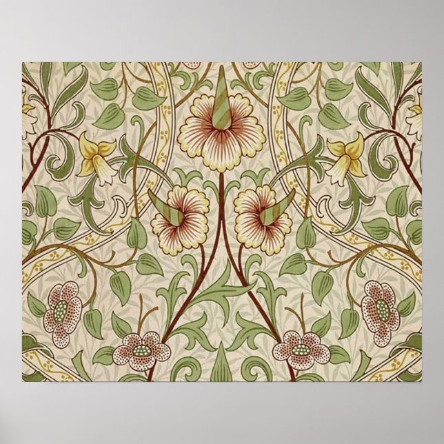 Póster William Morris Daffodil Classic Flower (Frente)