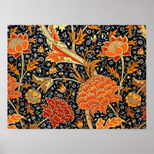 Póster William Morris design, Cray