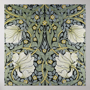 Poster William Morris - design do papel de parede do