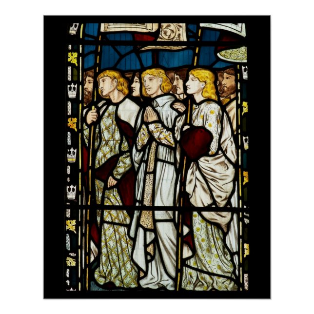 Póster William Morris design, Todos os Santos (Frente)