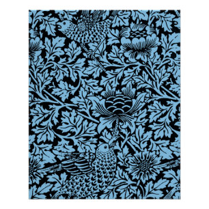 Póster William Morris Floral Pattern Bird Anenome