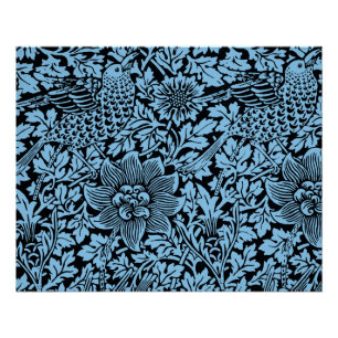 Póster William Morris Floral Pattern Bird Flowers