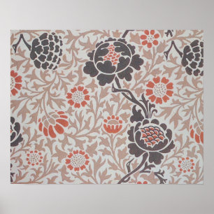 Póster William Morris Grafton Botanic Art Design