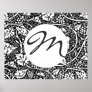 Póster William Morris Grape Pattern Wallpaper