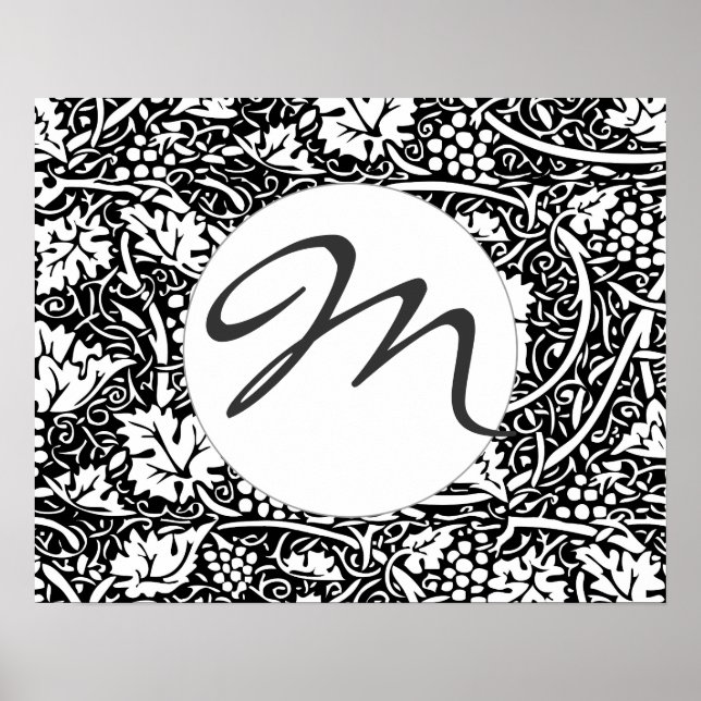 Póster William Morris Grape Pattern Wallpaper (Frente)