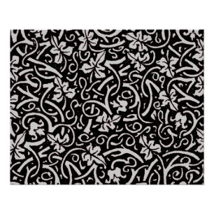 Póster William Morris Grapevine Vine Leaf Patterno