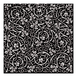 Póster William Morris Grapevine Vine Leaf Patterno