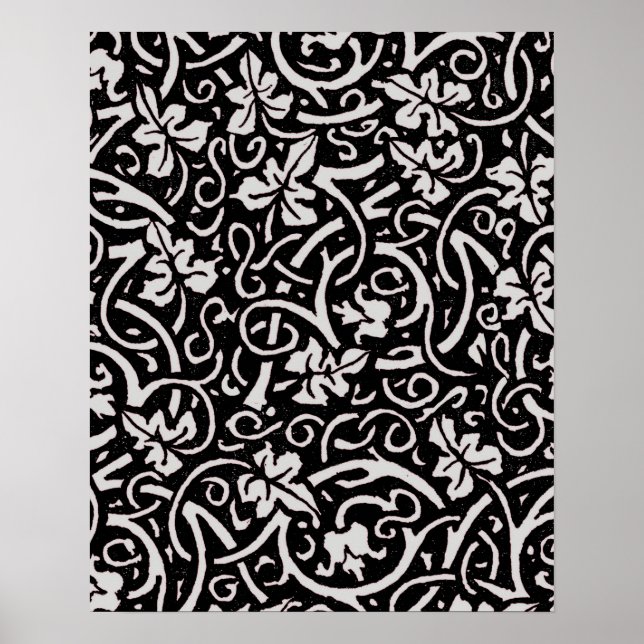 Poster William Morris Grapevine Wallpaper Padrão (Frente)