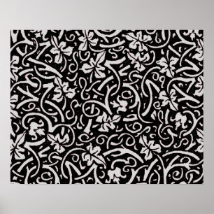 Póster William Morris Grapevine Wallpaper Padrão