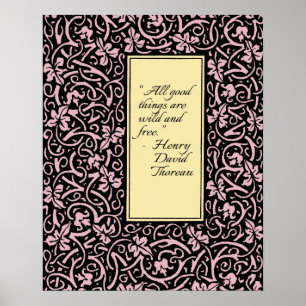 Póster William Morris Grapevine Wallpaper Padrão