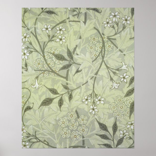 Poster William Morris Jasmine Botanical (Frente)