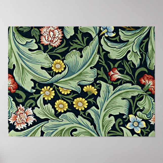 Poster William Morris - Leicester (Frente)