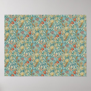 Poster William Morris "Lírio Dourado" 3