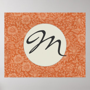 Póster William Morris Mallow Floral Wallpaper Design