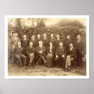 Poster William Morris, photographed with the Staff at Kel