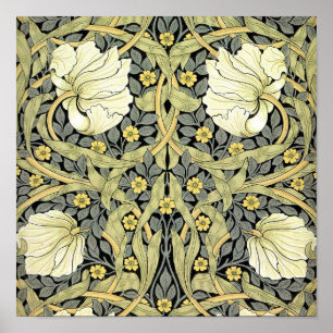 Póster William Morris Pimpernel Floral Wallpaper